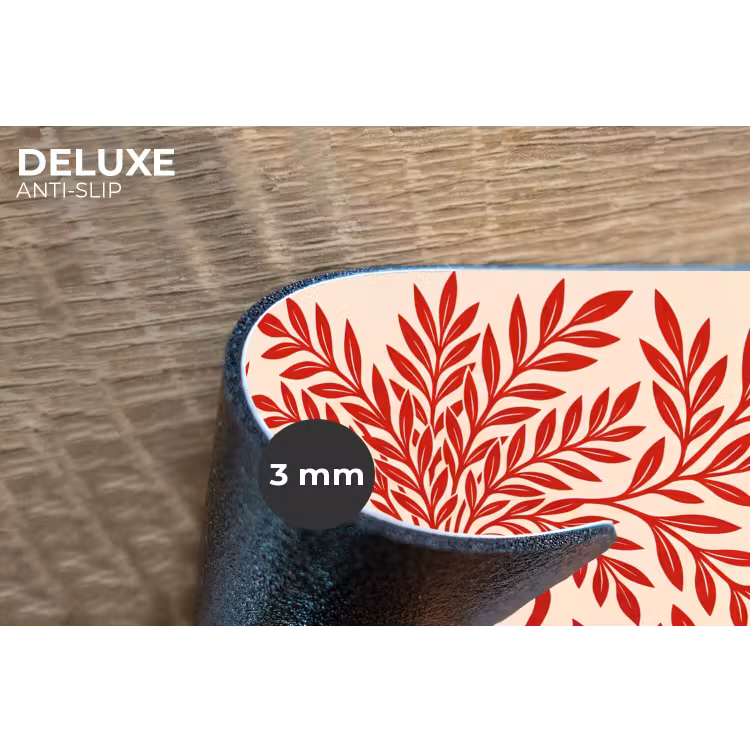 Vaas - Planten - Decoratie - Abstract - Rood Placemat vinyl groot -closeup