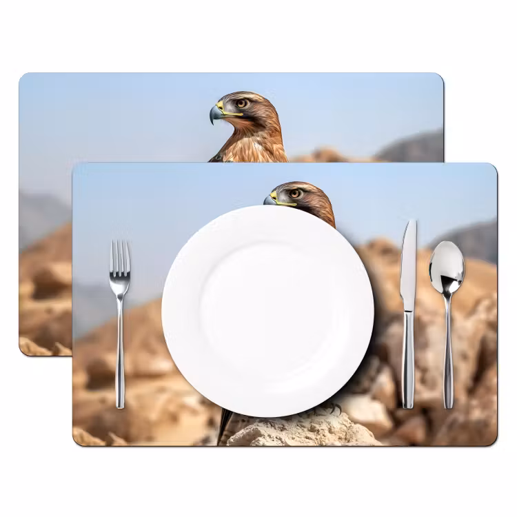Valk - Vogel - Rots - Macht Placemat vinyl groot -zzsfeer2_Kitchenyeah-website