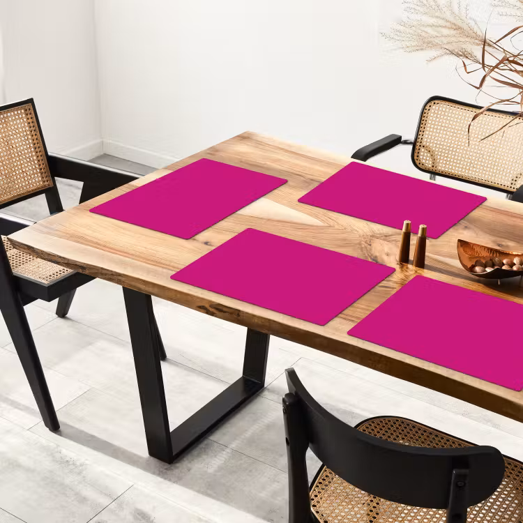 Velvet - Magenta - Roze Placemat vinyl groot 368 -zzsfeer4_Kitchenyeah-website