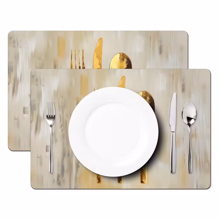 Verf - Goud - Bestek Placemat vinyl groot -zzsfeer2_Kitchenyeah-website