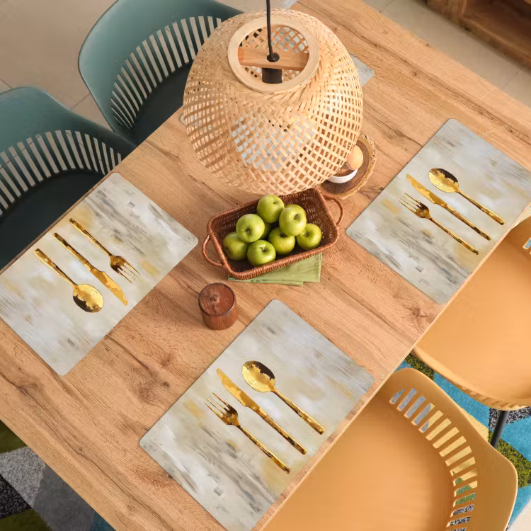 Verf - Goud - Bestek Placemat vinyl groot -zzsfeer5_Kitchenyeah-website