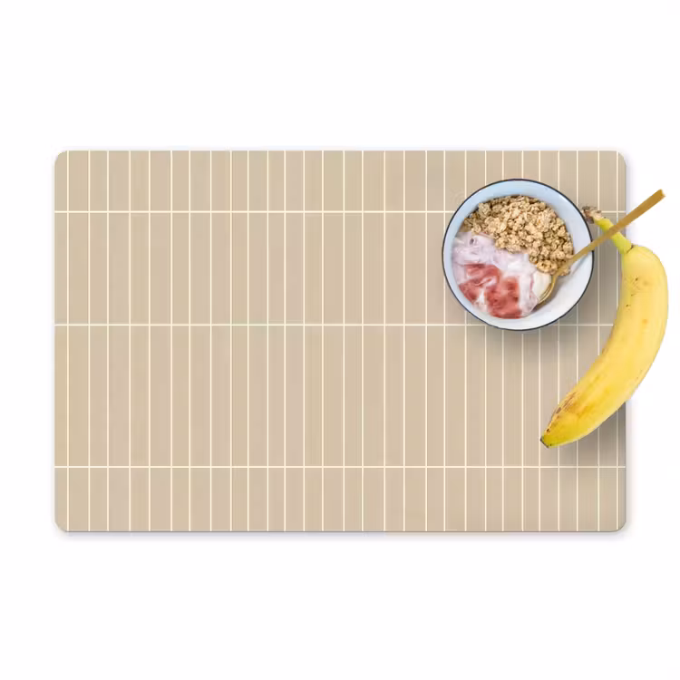 Verticaal - Wandtegel - Crème - Beige Placemat vinyl groot 368 -zzzproduct_Kitchenyeah-website