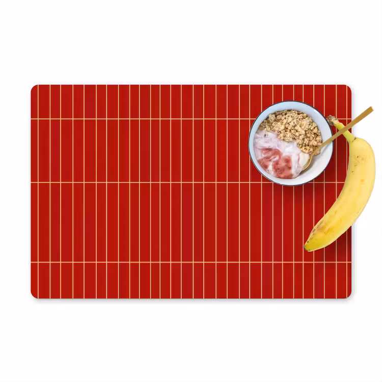 Verticaal - Wandtegel - Helderrood Placemat vinyl groot 368 -zzzproduct_Kitchenyeah-website