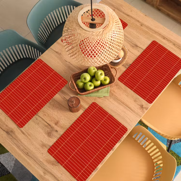 Verticaal - Wandtegel - Helderrood Placemat vinyl groot 368 -zzsfeer5_Kitchenyeah-website