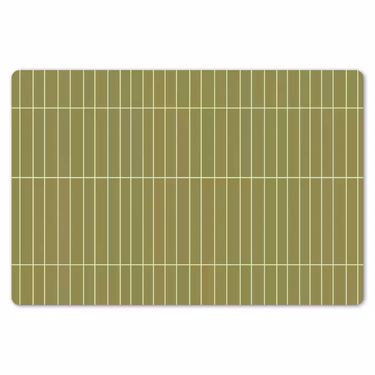 Verticaal - Wandtegel - Olijfgroen Placemat vinyl groot 368 -zzsfeer1_Kitchenyeah-website