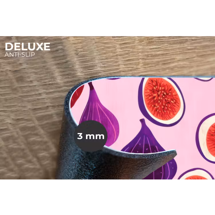 Vijgen - Roze - Paars Placemat vinyl groot -closeup