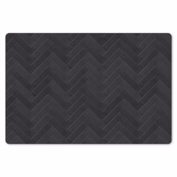Visgraat - Wandtegel - Donkergrijs Placemat vinyl groot 368 -zzsfeer1_Kitchenyeah-website