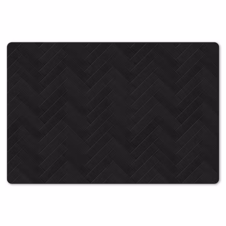 Visgraat - Wandtegel - Mat - Zwart Placemat vinyl groot 368 -zzsfeer1_Kitchenyeah-website