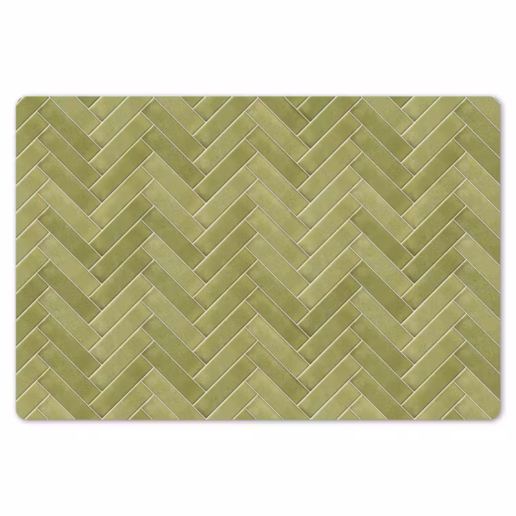 Visgraat - Wandtegel - Olijfgroen Placemat vinyl groot 368 -zzsfeer1_Kitchenyeah-website
