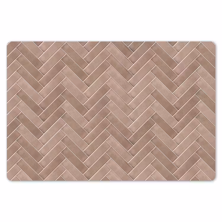 Visgraat - Wandtegel - Oudroze - Terracotta Placemat vinyl groot 368 -zzsfeer1_Kitchenyeah-website
