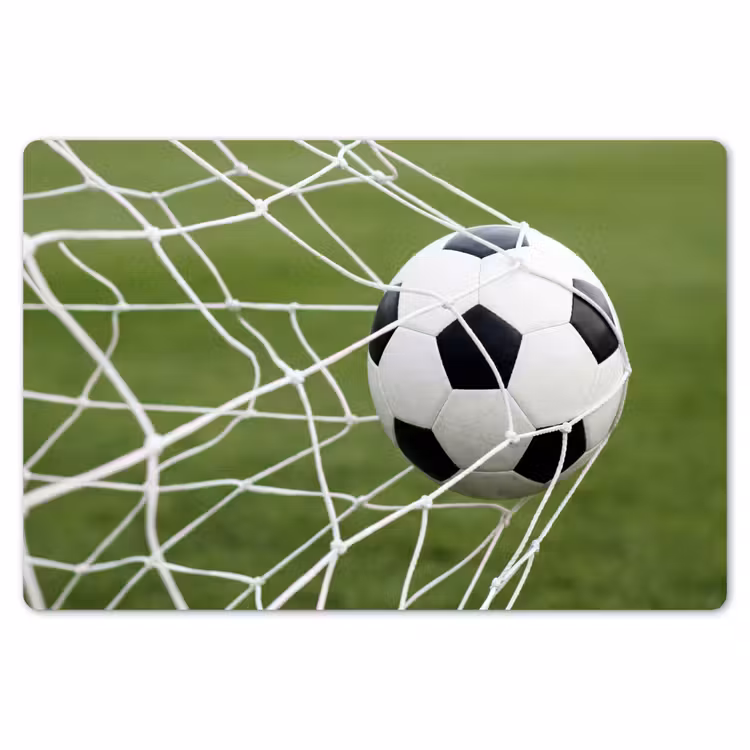 Voetbal - Goal - Net - Sport Placemat vinyl groot -zzsfeer1_Kitchenyeah-website