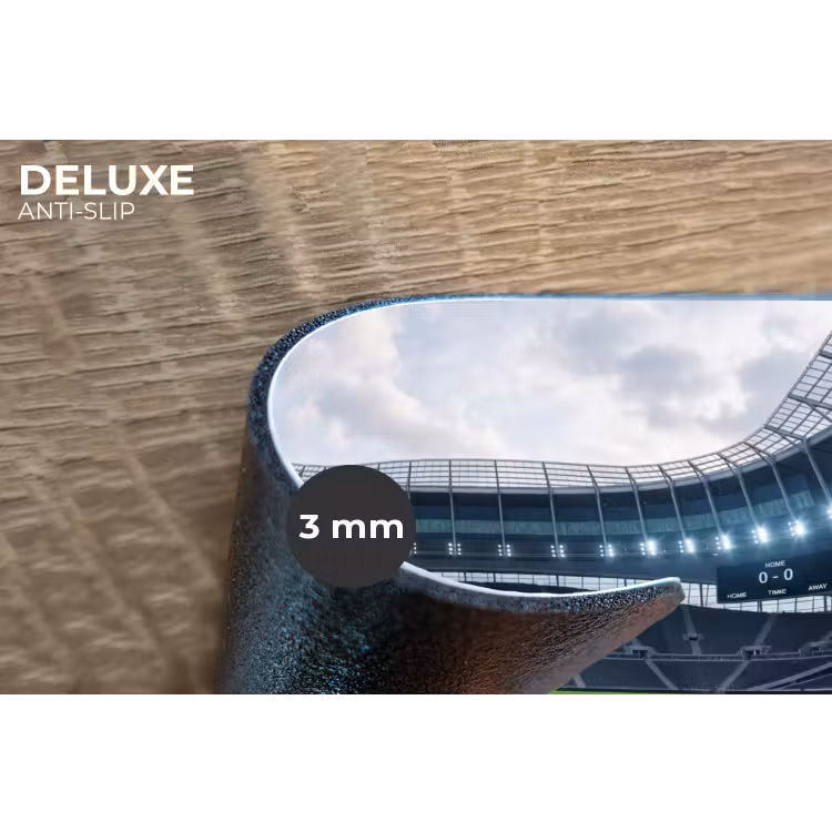Voetbal - Stadion - Sport - Groen Placemat vinyl groot -closeup