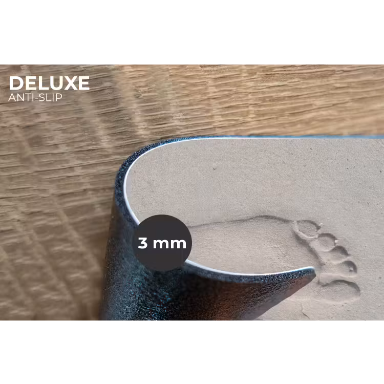 Voeten - Afdrukken - Zand Placemat vinyl groot -closeup