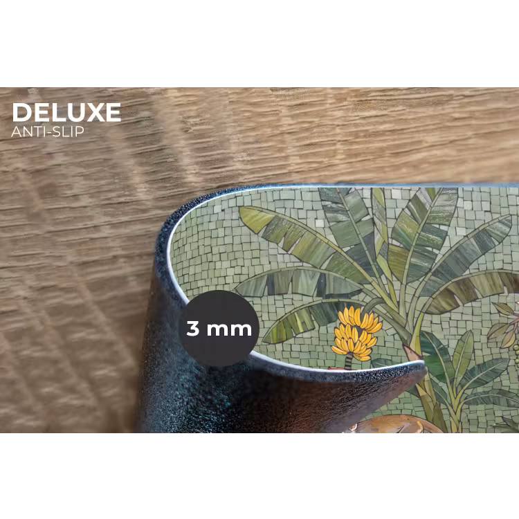Vogel - Dier - Jungle - Mozaïek - Natuur Placemat vinyl groot -closeup