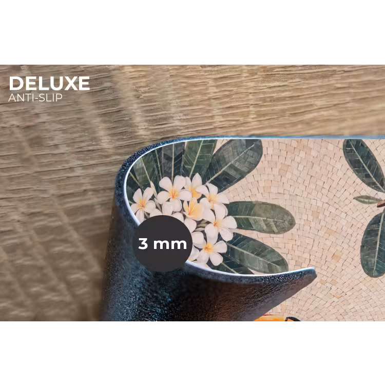 Vogel - Mozaïek - Tropisch - Natuur - Kleurrijk Placemat vinyl groot -closeup