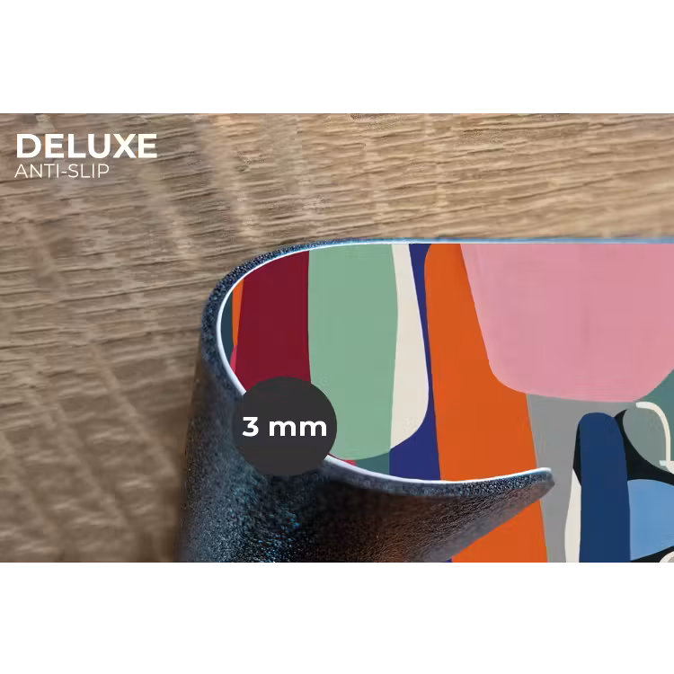 Vormen - Ritmisch - Kleuren - Abstract Placemat vinyl groot -closeup