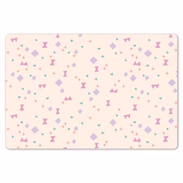 Vormen - Zalmroze - Patroon Placemat vinyl groot 368 -zzsfeer1_Kitchenyeah-website