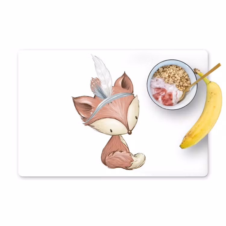 Vos - Dier - Bosdieren Placemat vinyl groot -zzzproduct_Kitchenyeah-website