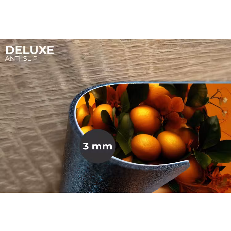 Vrouw - Citroenen - Bloesem - Geel Placemat vinyl groot -closeup