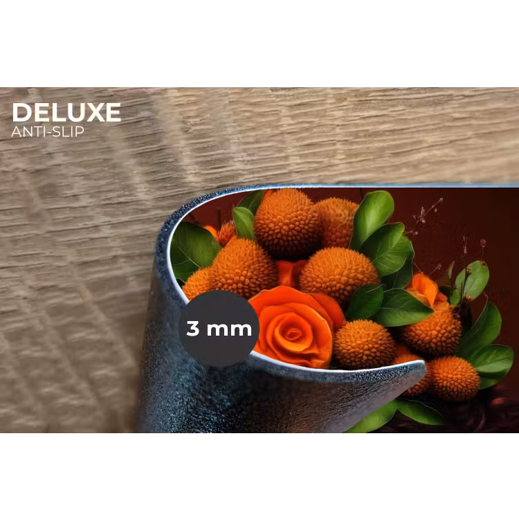 Vrouw - lychee - exotisch Placemat vinyl groot -closeup