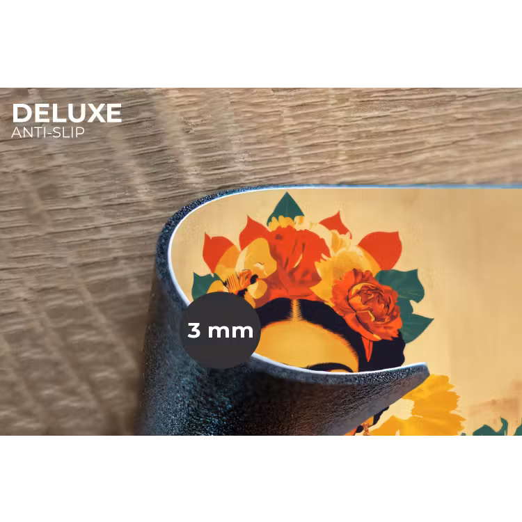 Vrouwelijk - Bloemen - Sieraden Placemat vinyl groot -closeup