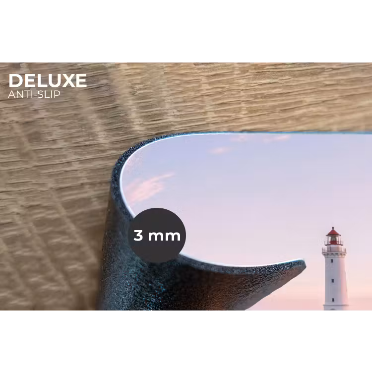 Vuurtoren - Duinlandschap - Zee Placemat vinyl groot -closeup