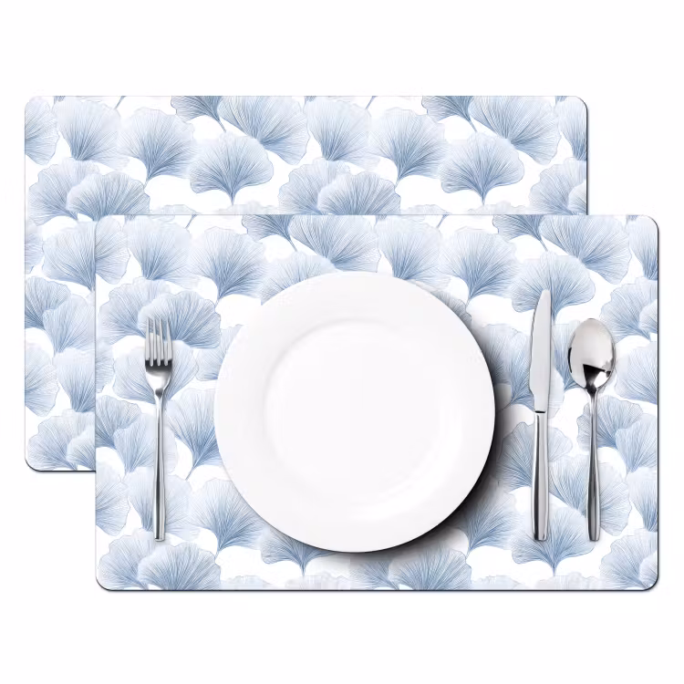 Waaier - Modern - Blauw Placemat vinyl groot 368 -zzsfeer2_Kitchenyeah-website