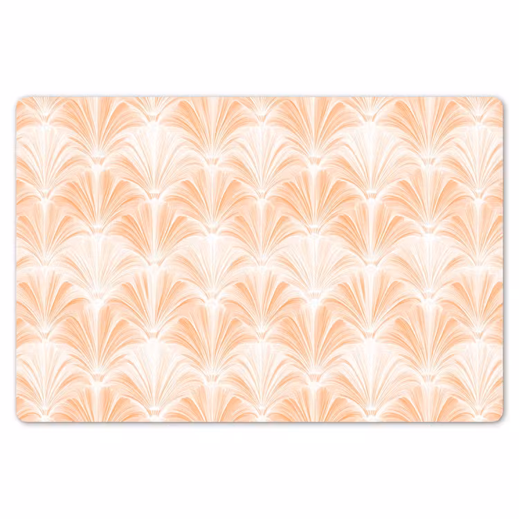 Waaier - Patroon - Perzik Placemat vinyl groot 368 -zzsfeer1_Kitchenyeah-website