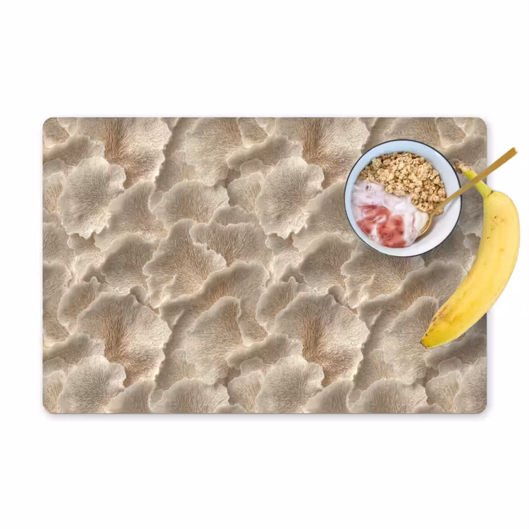 Waaierstructuren - Beige - Vezeltextuur Placemat vinyl groot 368 -zzzproduct_Kitchenyeah-website