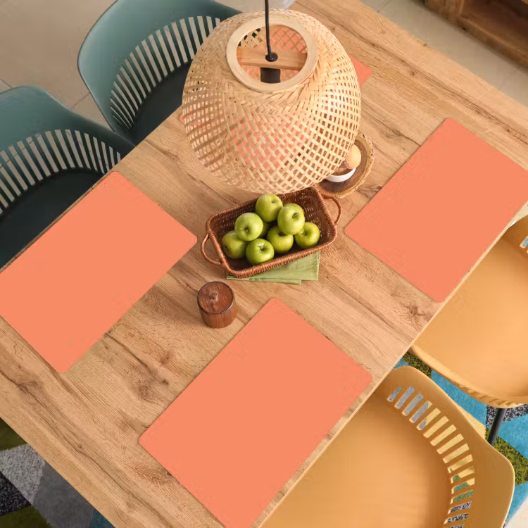 Warm - Clay - Terracotta Placemat vinyl groot 368 -zzsfeer5_Kitchenyeah-website