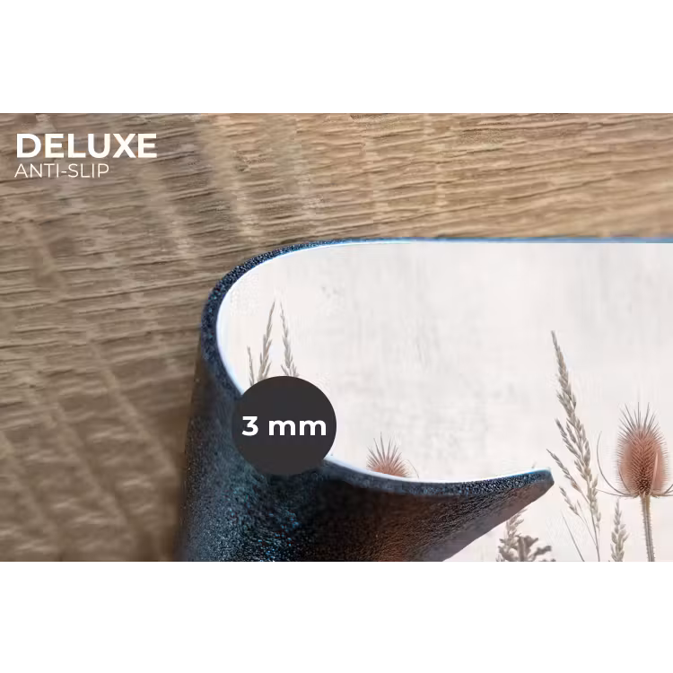 Weidebloemen - Design - Sepia Placemat vinyl groot -closeup
