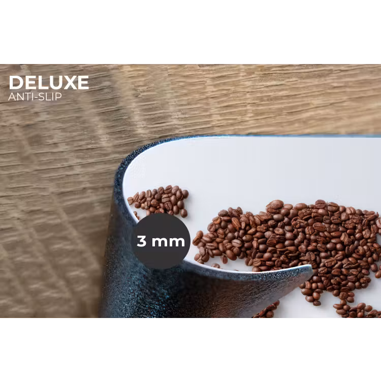 Wereldkaart - Koffiebonen - Suikerklontjes Placemat vinyl groot -closeup