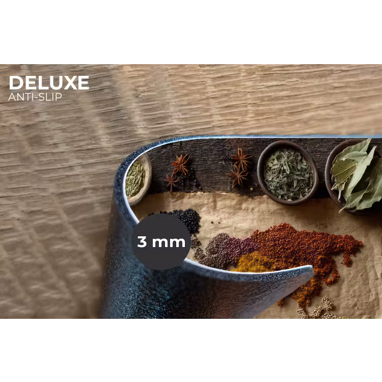Wereldkaart - Specerijen - Kleurrijk Placemat vinyl groot -closeup