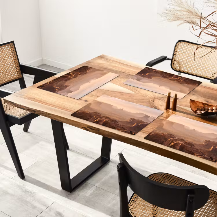 Woestijn - Landschap - Natuur Placemat vinyl groot -zzsfeer4_Kitchenyeah-website