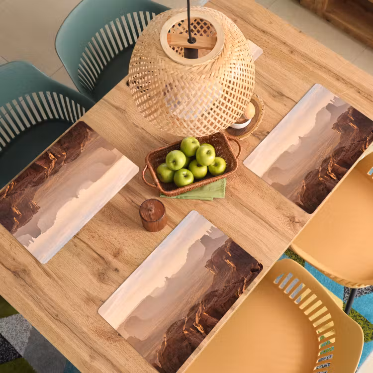 Woestijn - Landschap - Natuur Placemat vinyl groot -zzsfeer5_Kitchenyeah-website