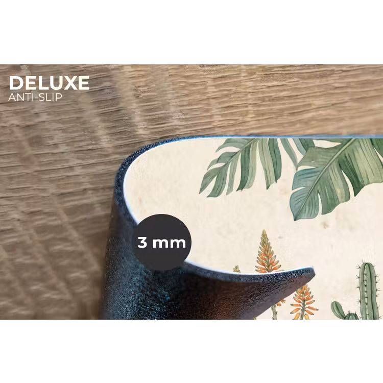 Woestijn - Planten - Groen Placemat vinyl groot -closeup