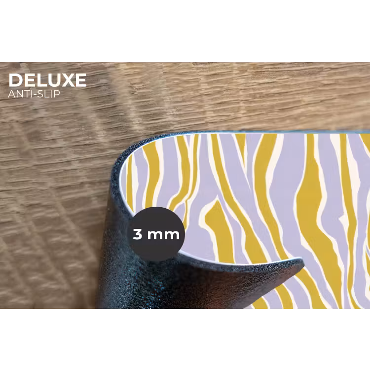 Zebra - Modern - Meerkleurig Placemat vinyl groot 368 -closeup