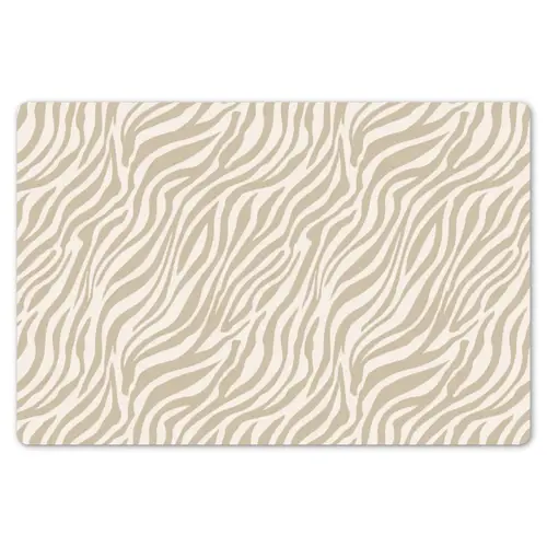 Zebra - Patroon - Beige Placemat vinyl groot 368 -zzsfeer1_Kitchenyeah-website