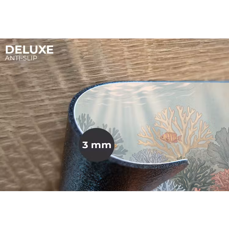 Zee - Koraal - Vis - Natuur - Kleurrijk Placemat vinyl groot -closeup