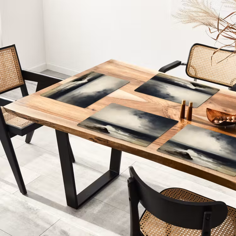 Zee - Rotsen - Storm Placemat vinyl groot -zzsfeer4_Kitchenyeah-website