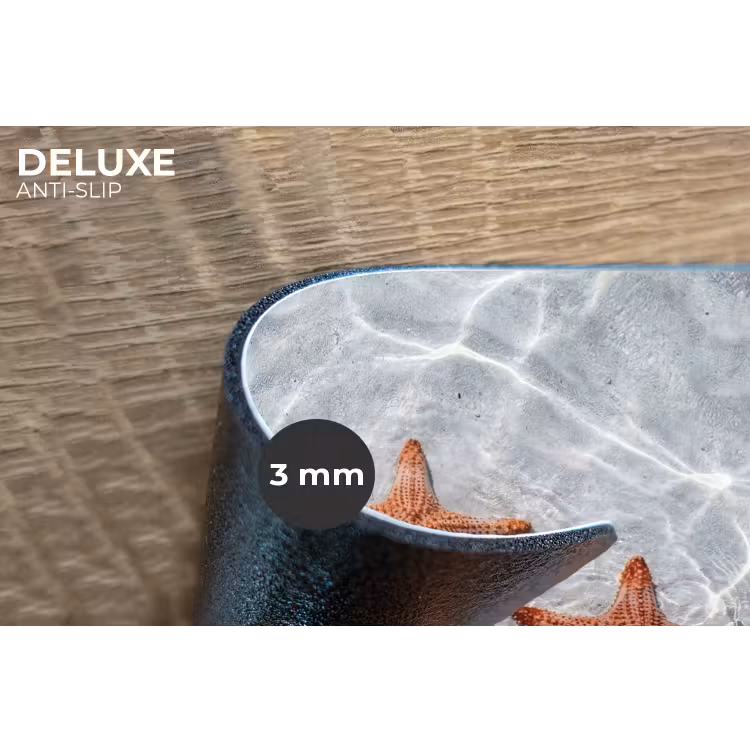 Zeesterren - Water - Helder Placemat vinyl groot -closeup