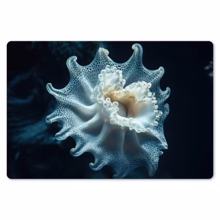 Zeewezen - Wit - Golven - Water Placemat vinyl groot -zzsfeer1_Kitchenyeah-website