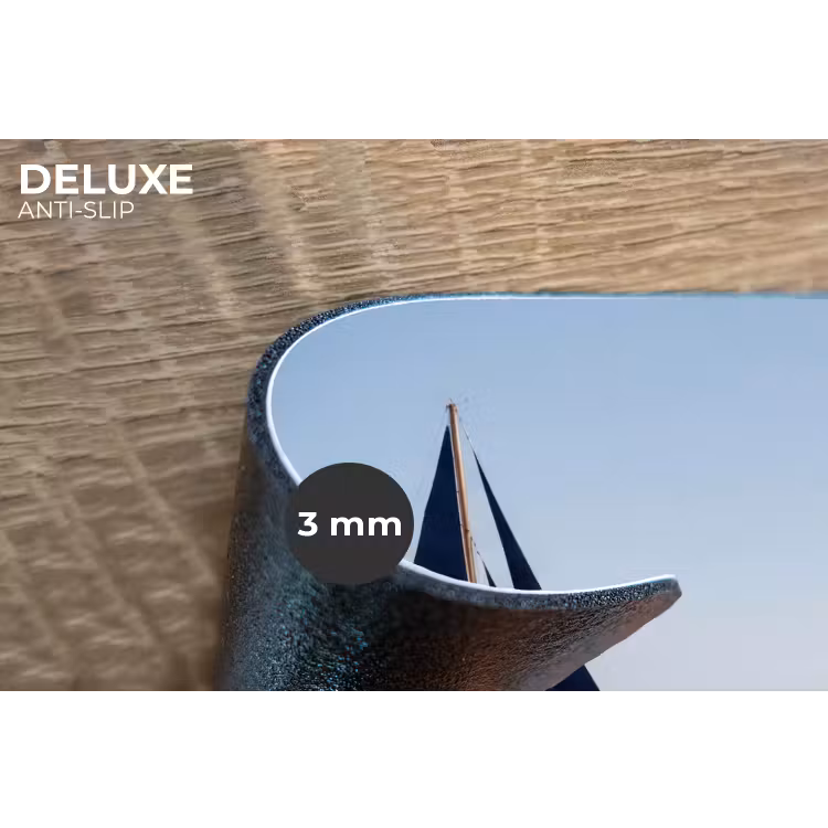 Zeilboot - Zee - Blauw Placemat vinyl groot -closeup