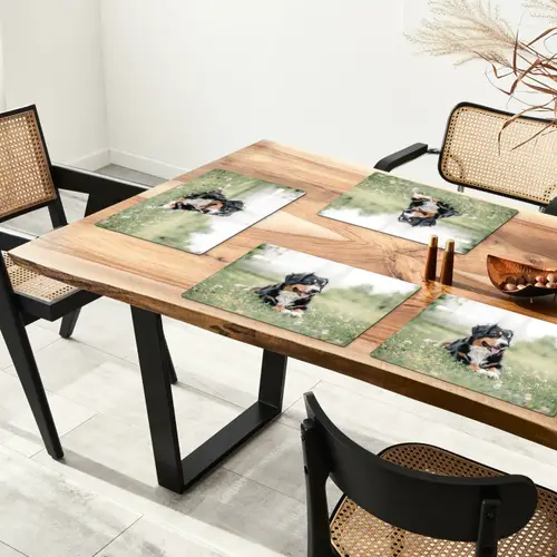 placemat met foto placemats op tafel