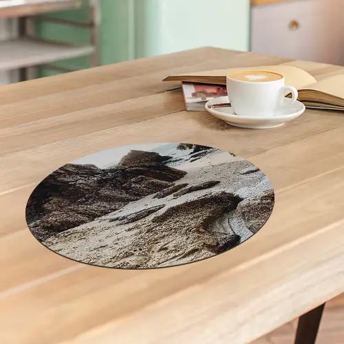 placemat met foto rond