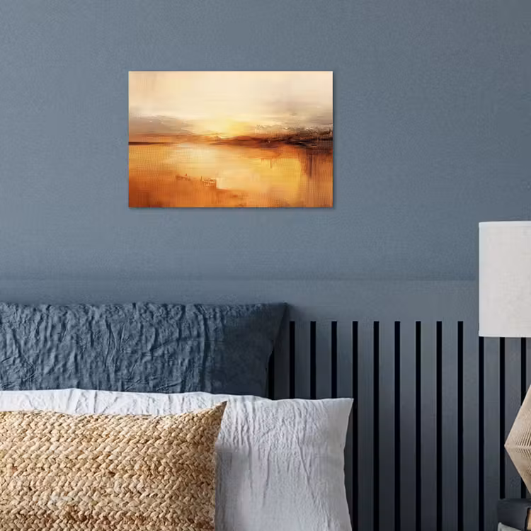 Abstract - Bruin - Modern - Herfst kleuren poster papier klein -sfeer2