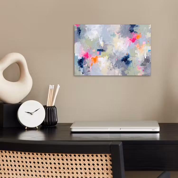 Abstract - Kleurrijk - Modern - Kunst poster papier klein -sfeer1