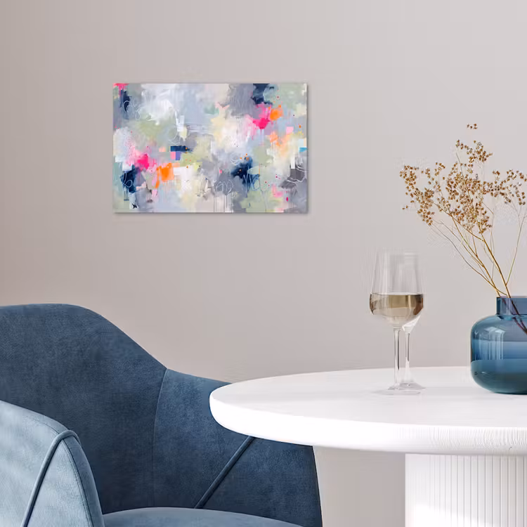 Abstract - Kleurrijk - Modern - Kunst poster papier klein -sfeer3