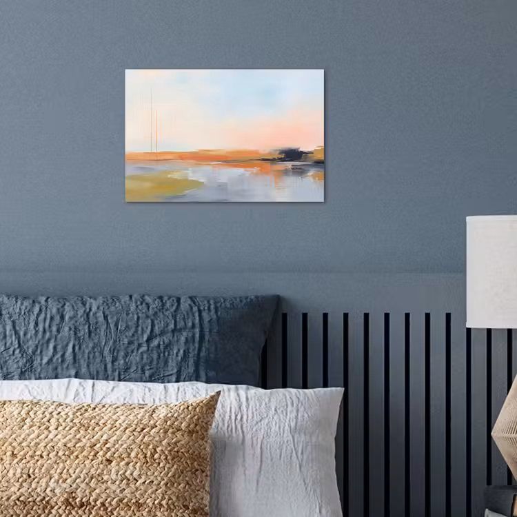 Abstract - Landschap - Horizon - Modern - Kleurrijk poster papier klein -sfeer2