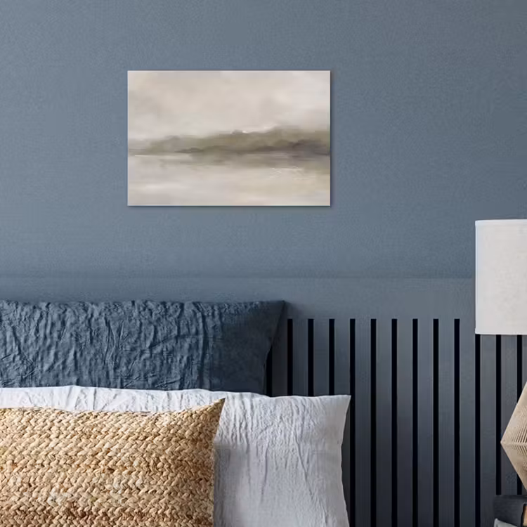 Abstract - Landschap - Nevel - Modern - Grijs poster papier klein -sfeer2